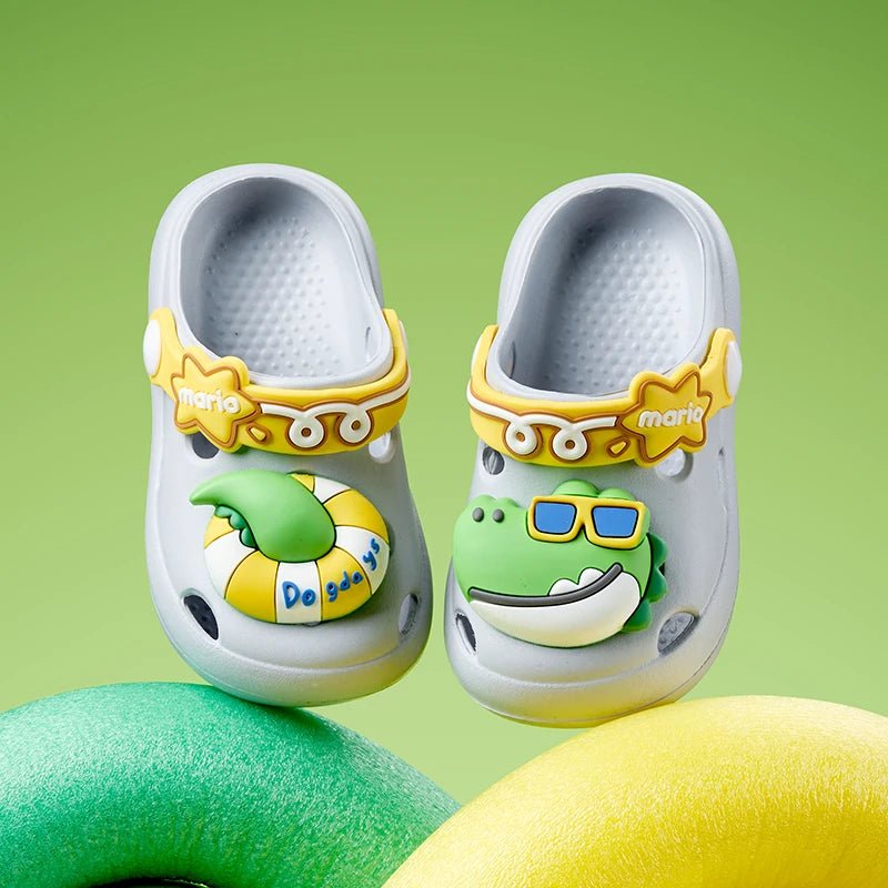 Cheerful Mario Sandals Animals - itzy bitsy