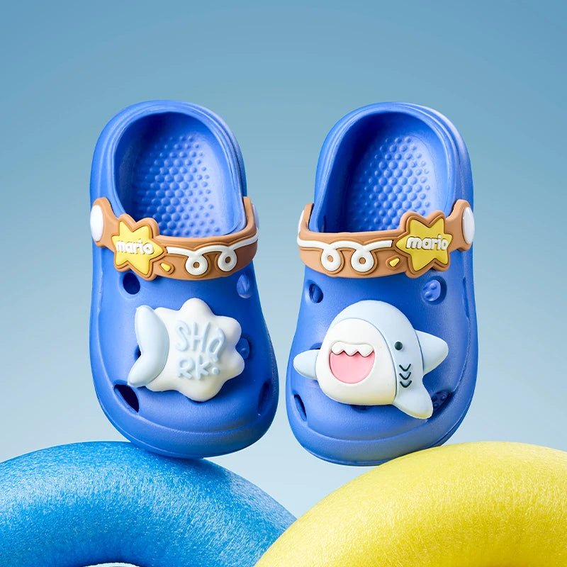 Cheerful Mario Sandals Animals - itzy bitsy