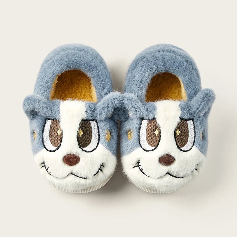 Cheerful Mario Winter Cartoon Cotton Animals Shoes - itzy bitsy
