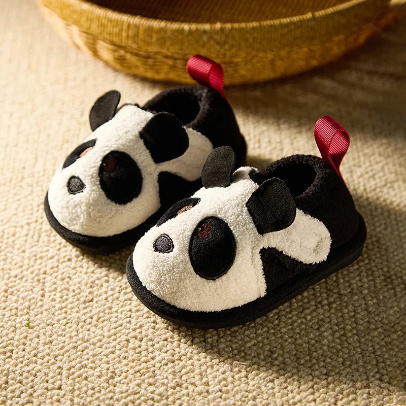 Cheerful Mario Winter Children's Cotton Animal Shoes - itzy bitsy