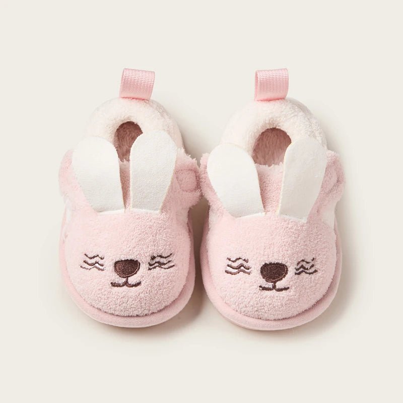 Cheerful Mario Winter Children's Cotton Animal Shoes - itzy bitsy