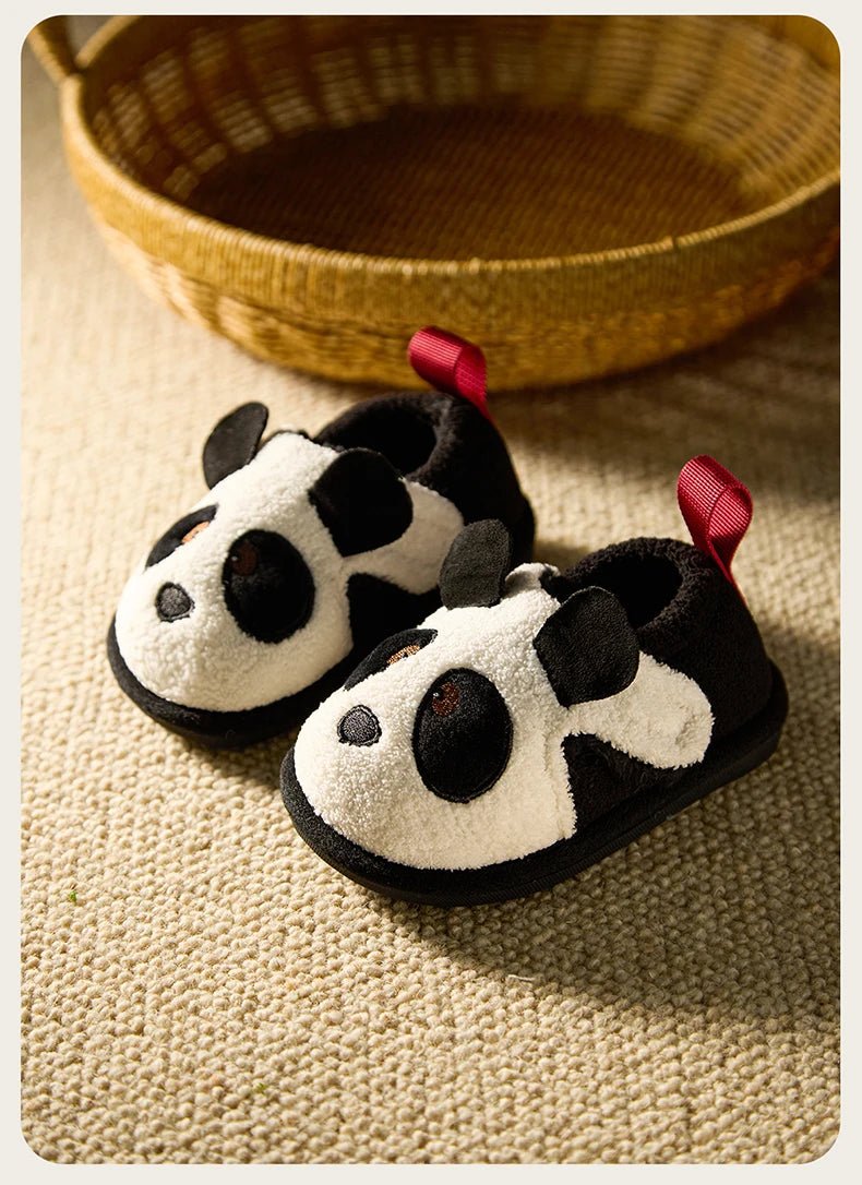 Cheerful Mario Winter Children's Cotton Animal Shoes - itzy bitsy