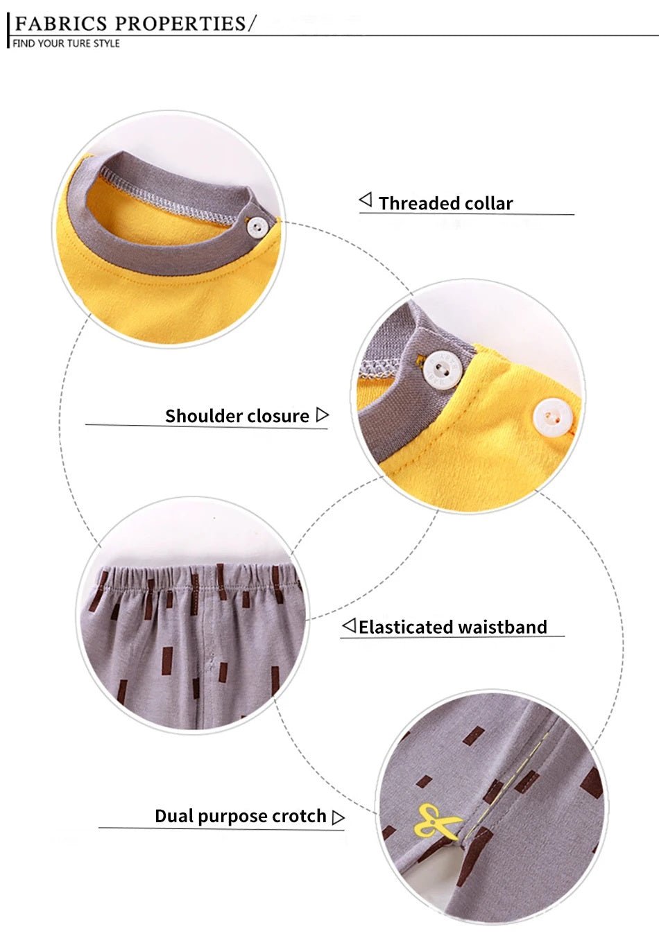 Children Sleepwear Pajamas Sets - itzy bitsy