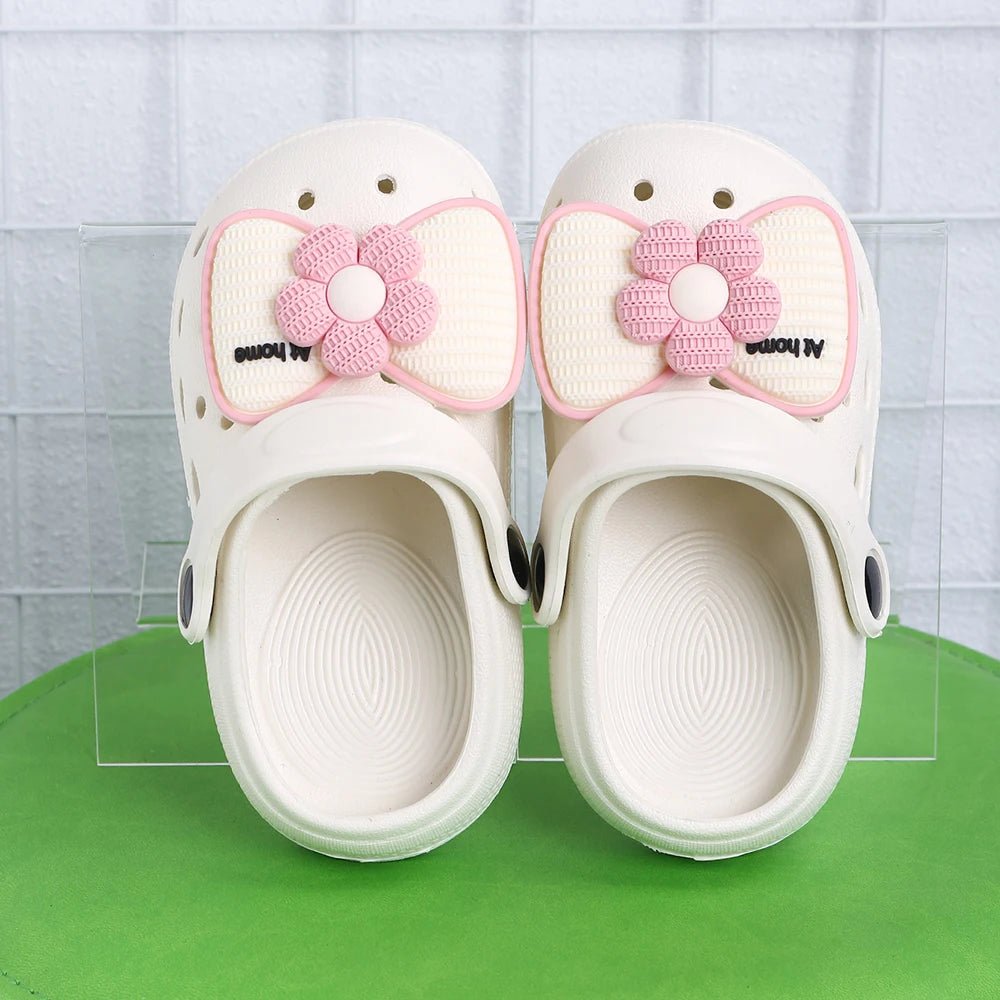 Children's Bow Charm Slippers - itzy bitsy