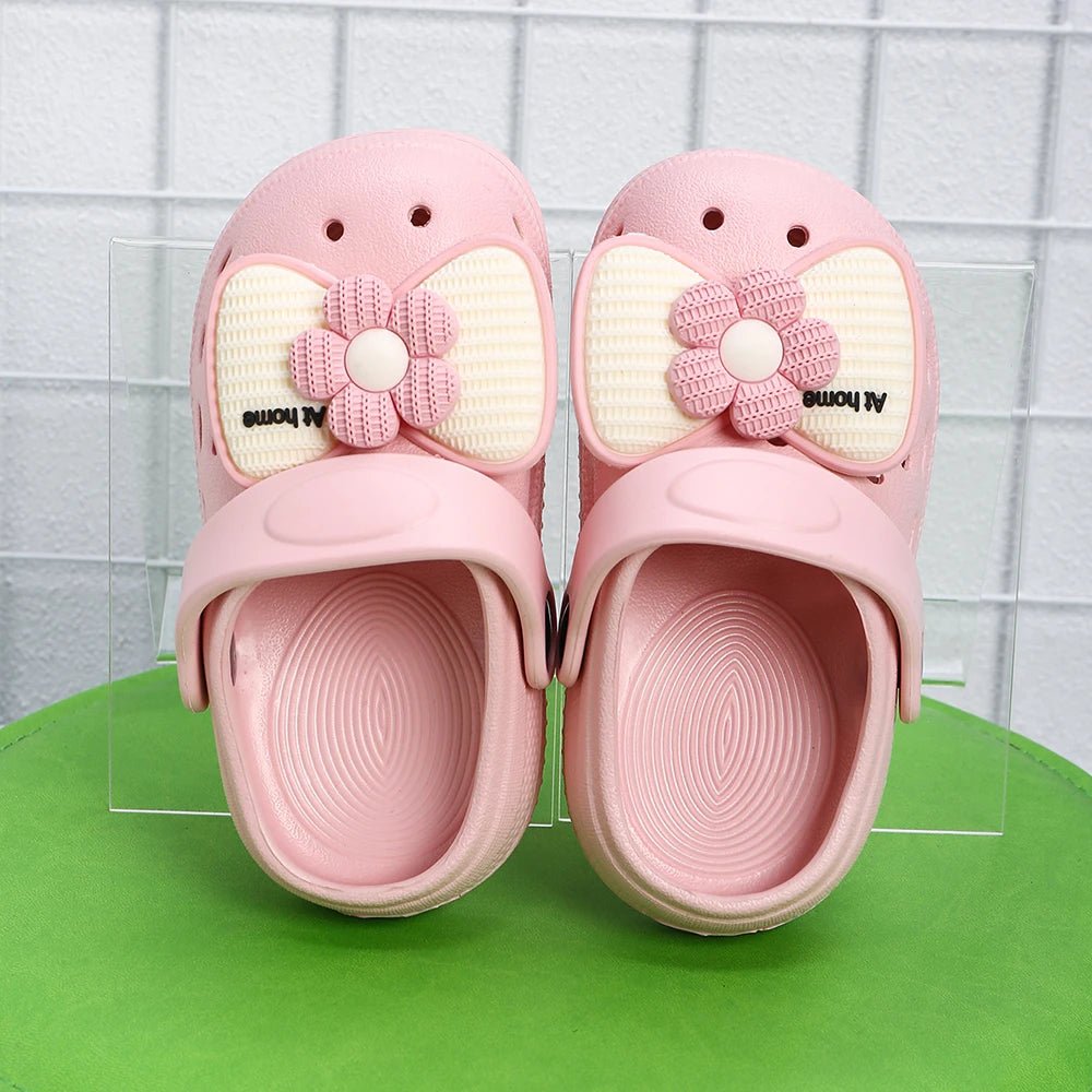 Children's Bow Charm Slippers - itzy bitsy