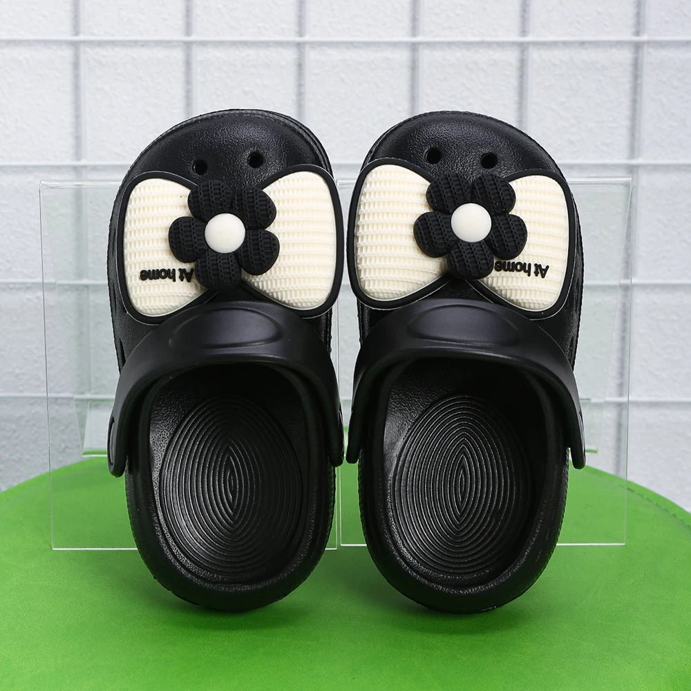 Children's Bow Charm Slippers - itzy bitsy