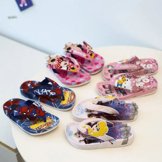 Children's Cartoons Flip Flops - itzy bitsy