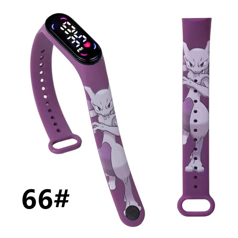 Children's Pokemon Digital Silicone Wristband Watch - itzy bitsy