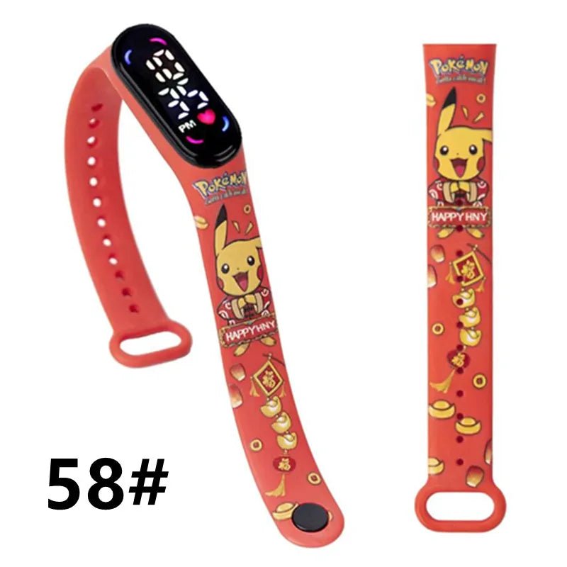 Children's Pokemon Digital Silicone Wristband Watch - itzy bitsy