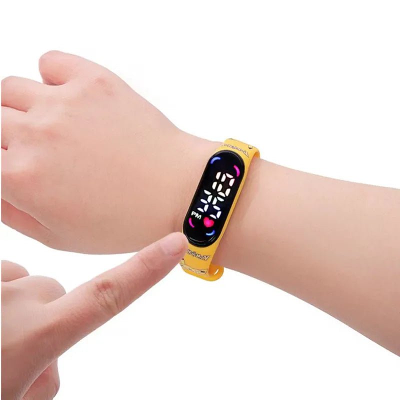 Children's Pokemon Digital Silicone Wristband Watch - itzy bitsy