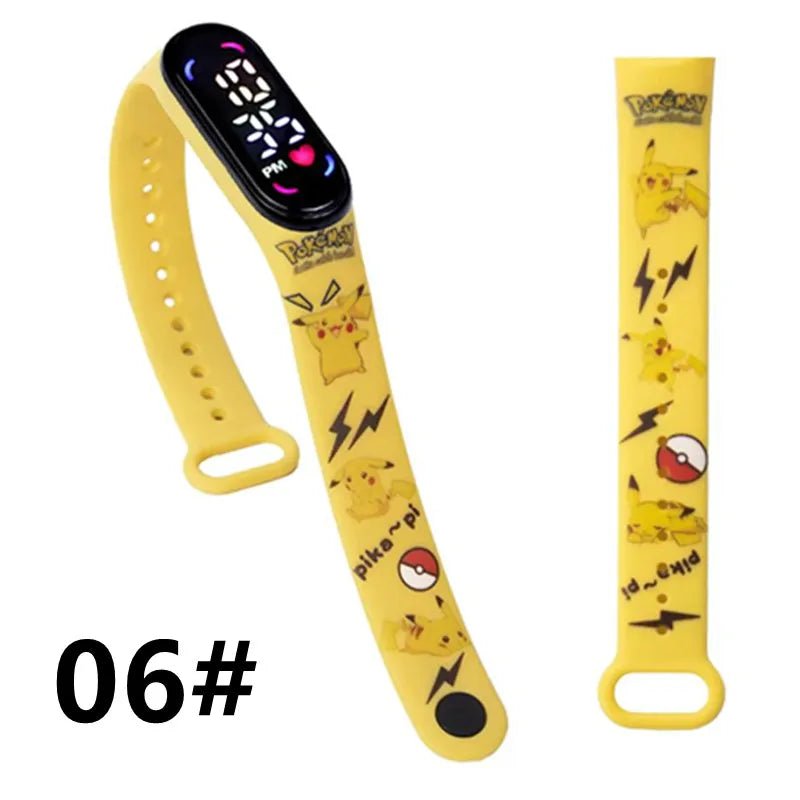 Children's Pokemon Digital Silicone Wristband Watch - itzy bitsy