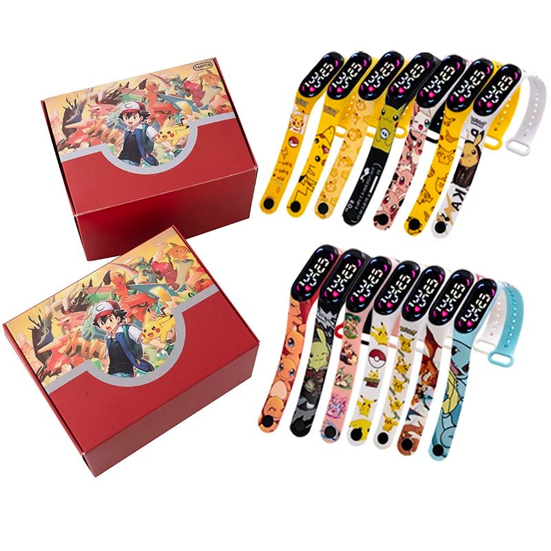 Children's Pokemon Digital Silicone Wristband Watch - itzy bitsy
