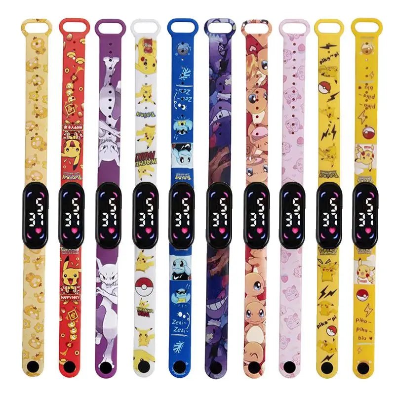 Children's Pokemon Digital Silicone Wristband Watch - itzy bitsy
