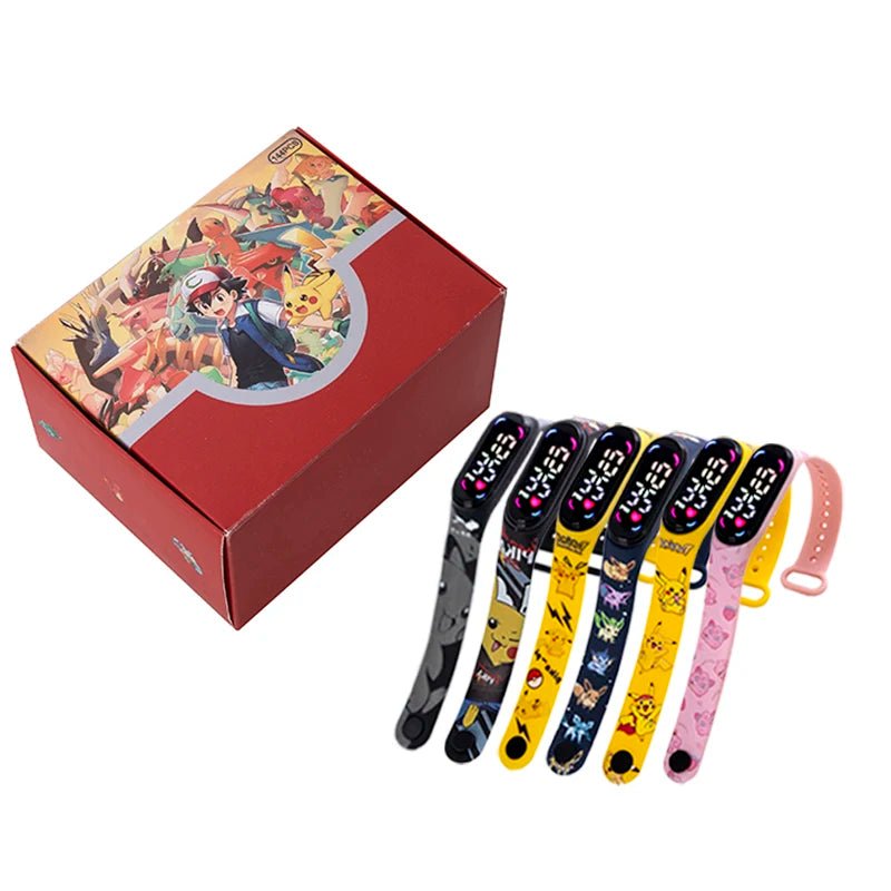 Children's Pokemon Digital Silicone Wristband Watch - itzy bitsy