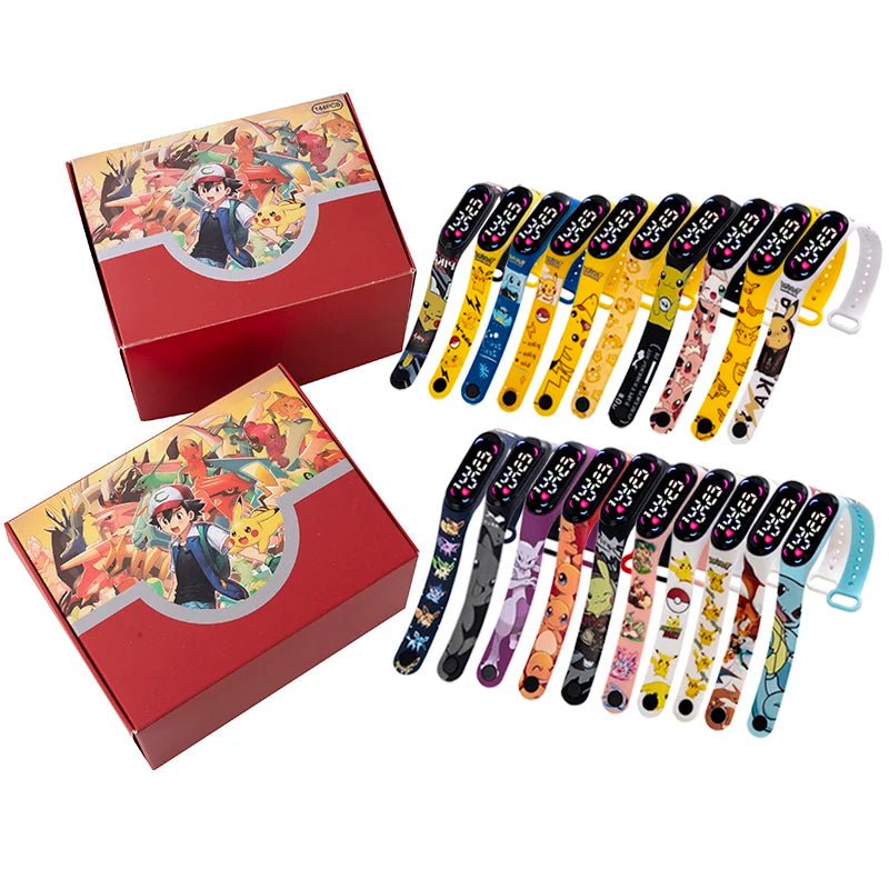Children's Pokemon Digital Silicone Wristband Watch - itzy bitsy