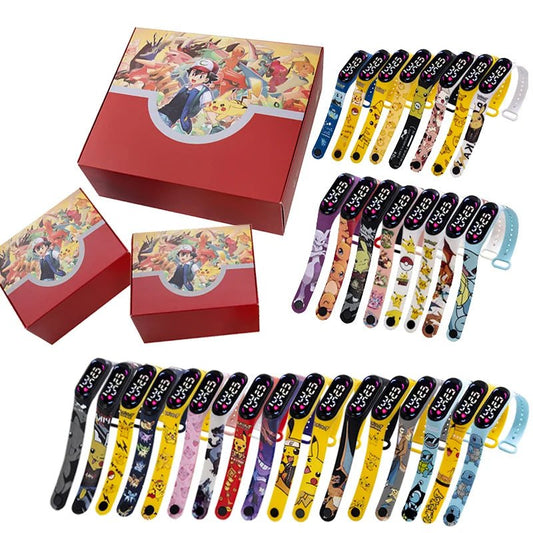 Children's Pokemon Digital Silicone Wristband Watch - itzy bitsy