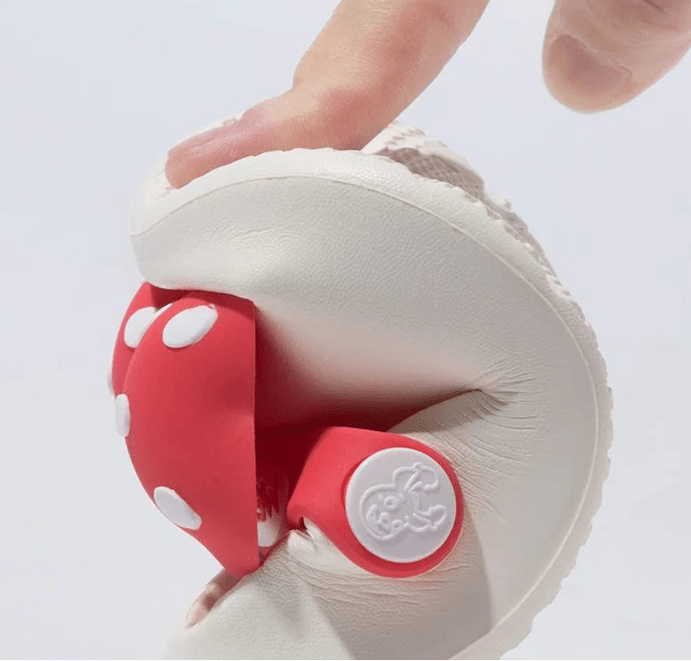 Children's Soft Sole Bow Charm Slippers - itzy bitsy