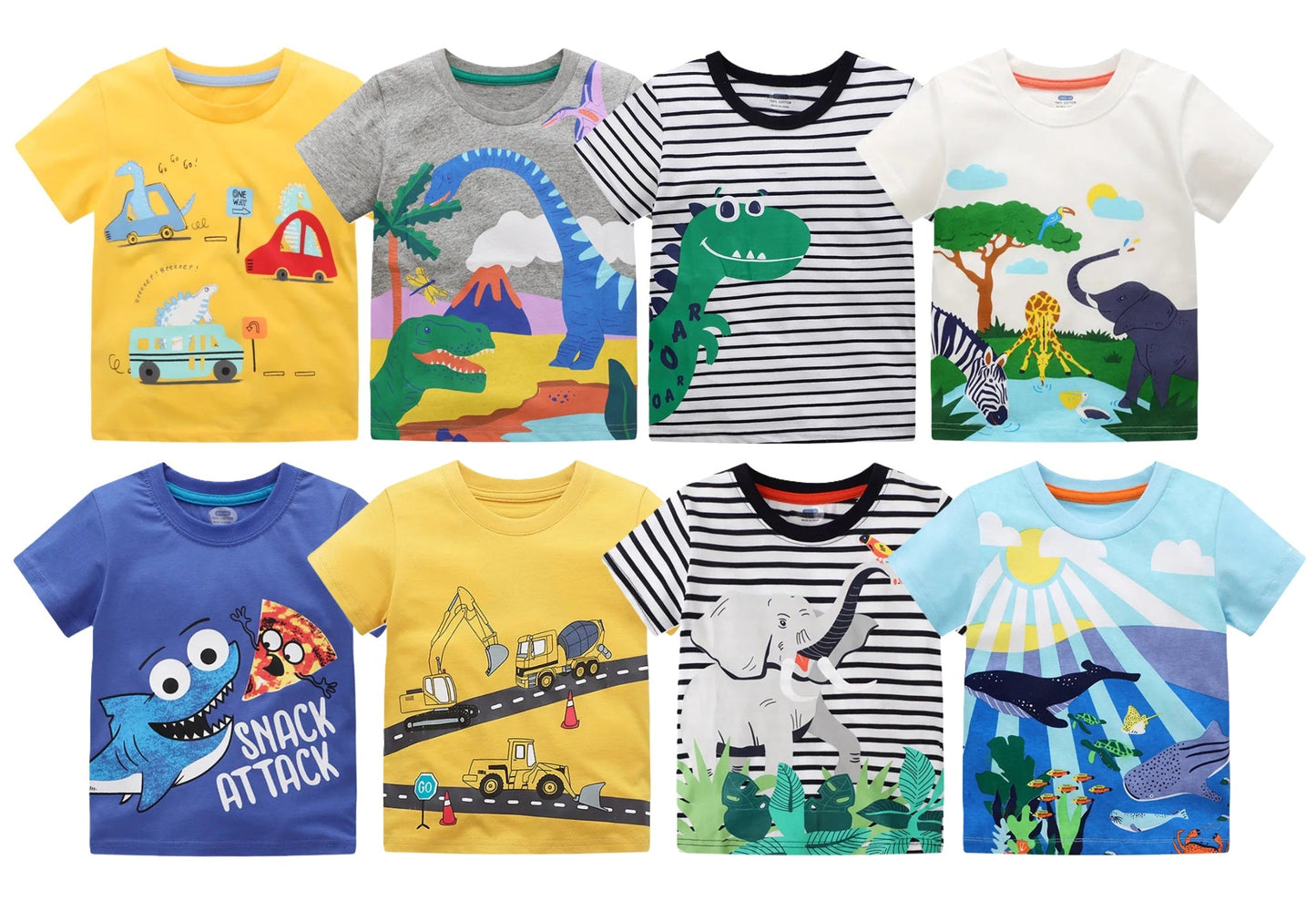 Cotton Printed Tees - itzy bitsy