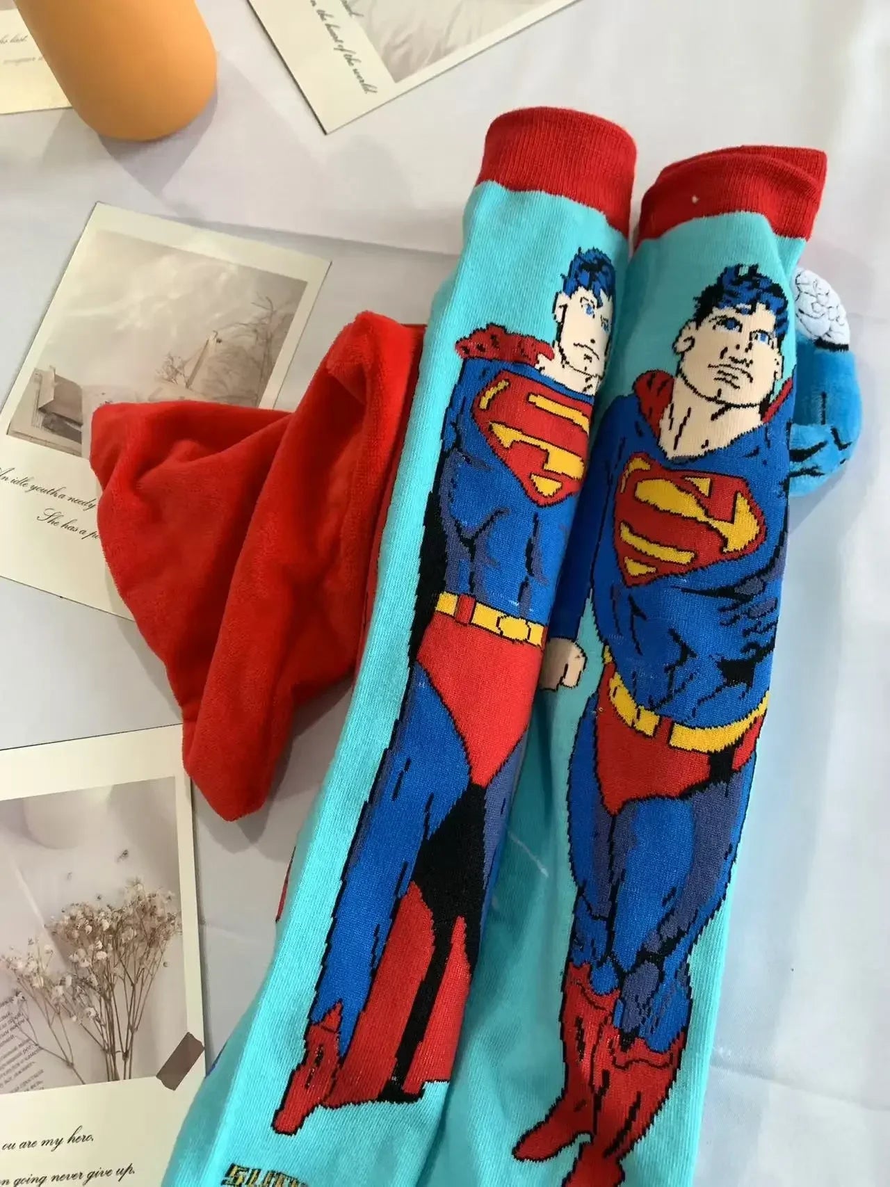 Creative Three - dimensional Superman Children's Socks - itzy bitsy