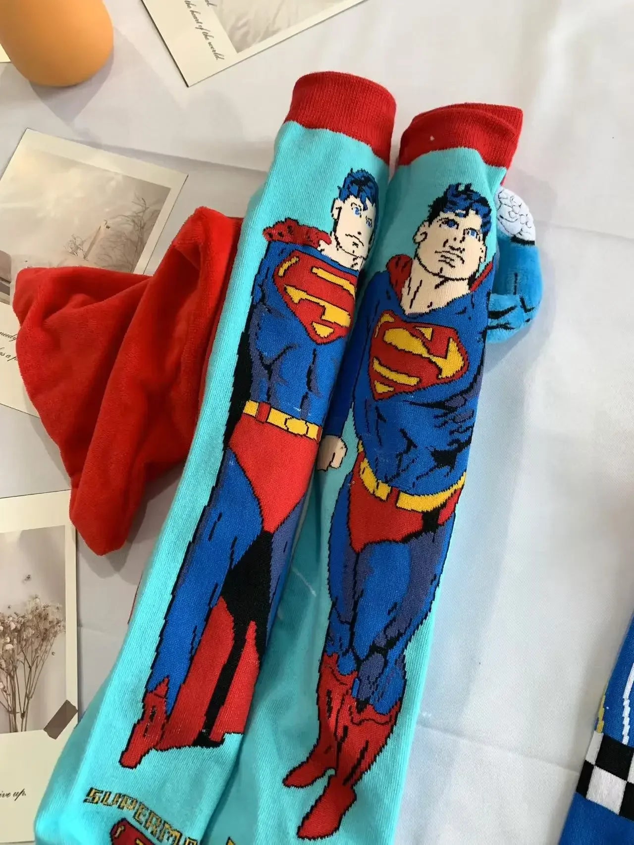 Creative Three - dimensional Superman Children's Socks - itzy bitsy
