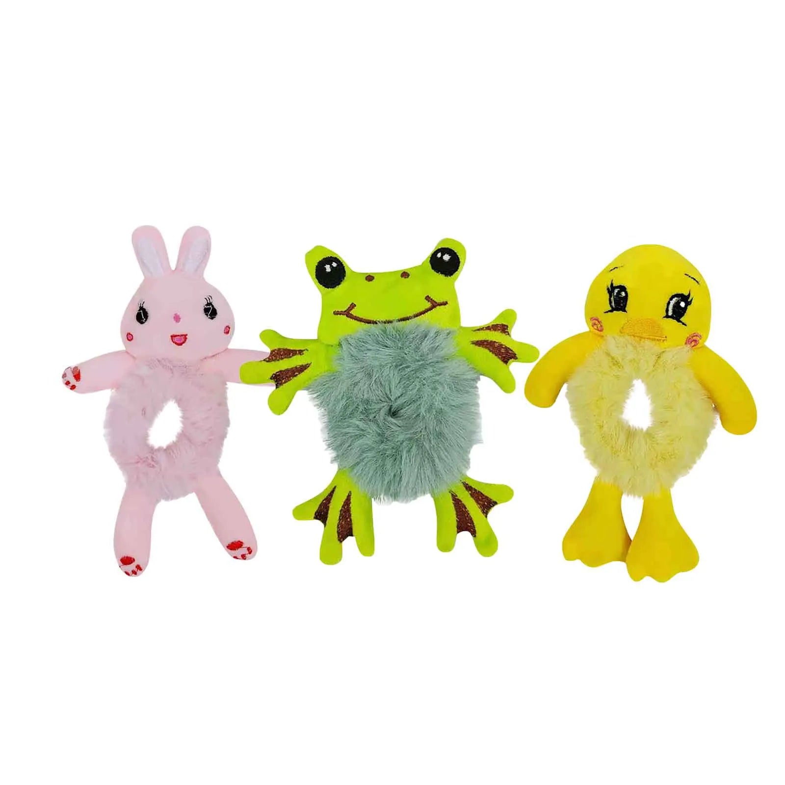 Cute 3D Cartoon Plush Hair Tie - itzy bitsy