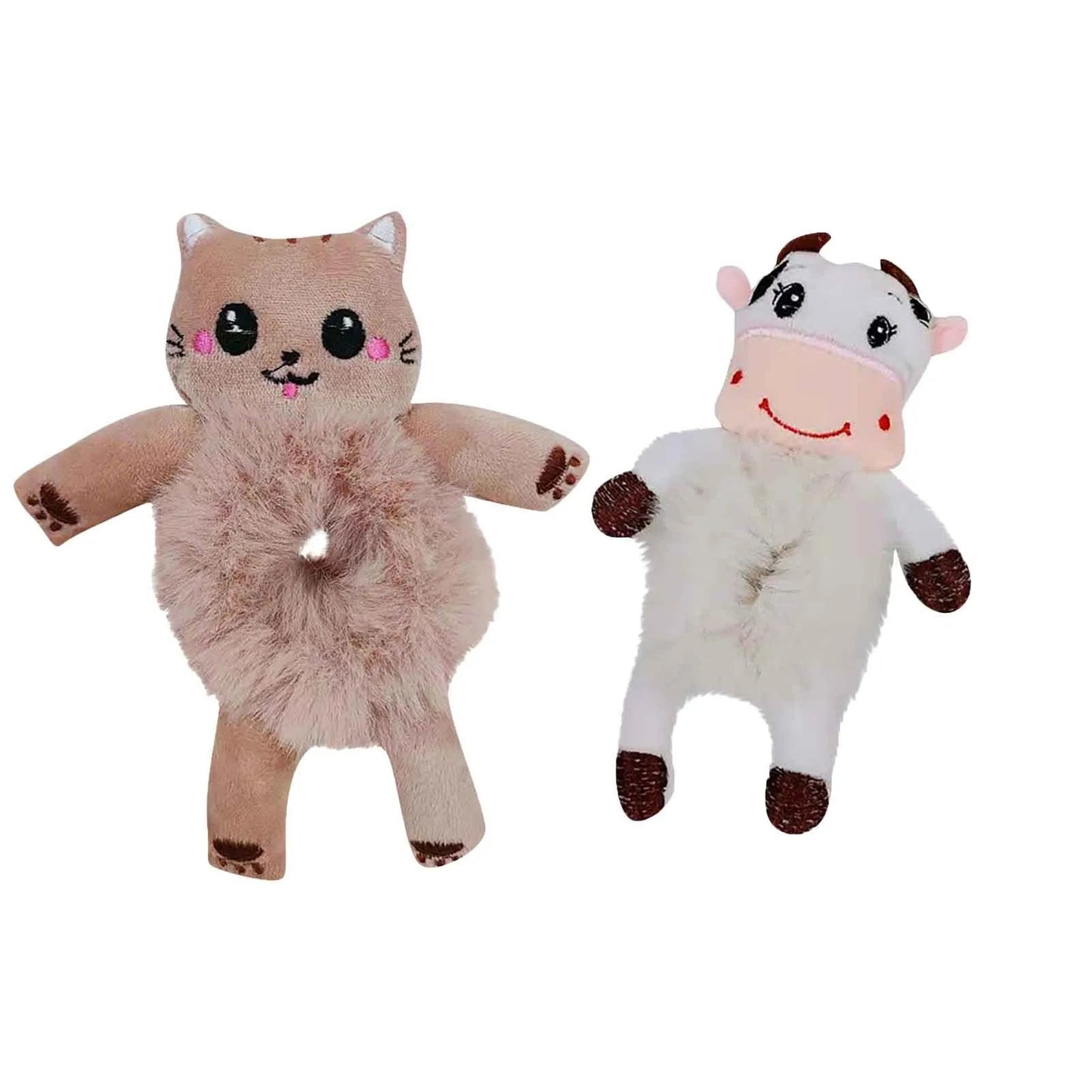 Cute 3D Cartoon Plush Hair Tie - itzy bitsy