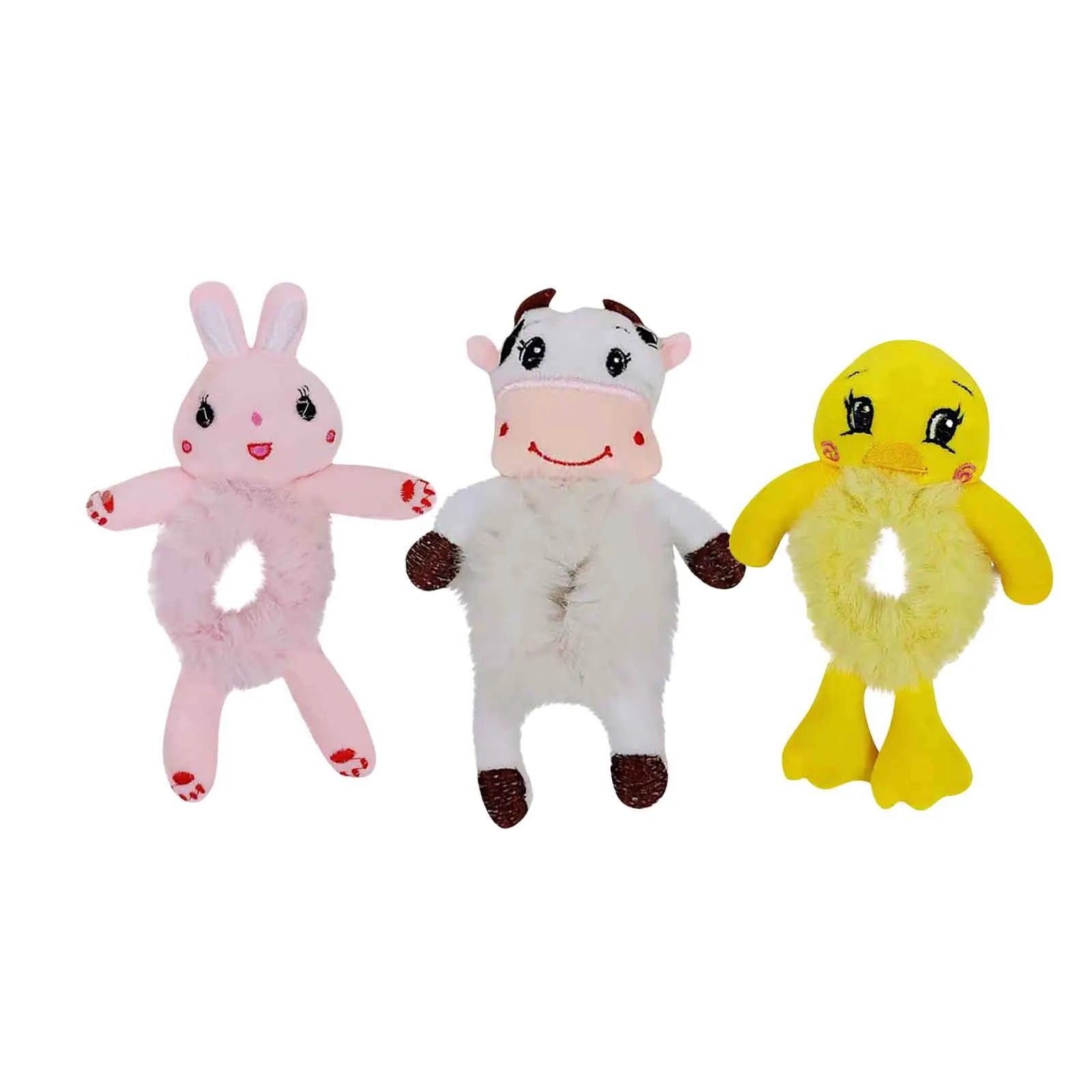 Cute 3D Cartoon Plush Hair Tie - itzy bitsy