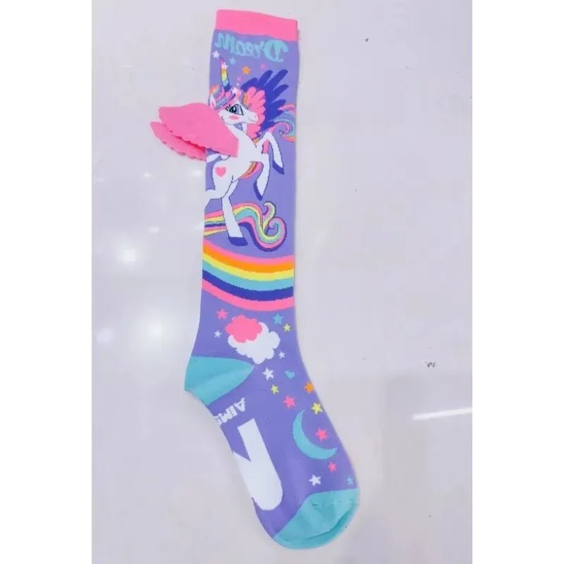 Cute Bunny Knee Length Socks - itzy bitsy