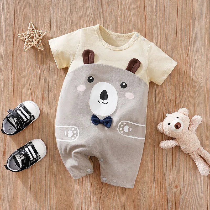 Cute Cartoon Little Bear 3d Printed Bodysuit - itzy bitsy