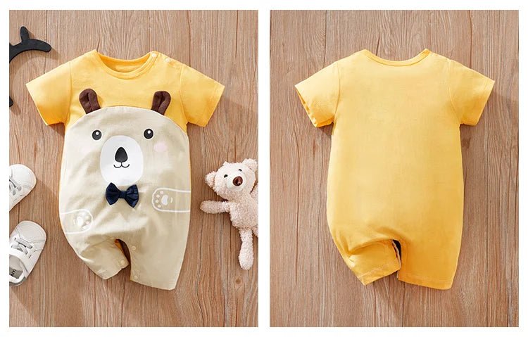 Cute Cartoon Little Bear 3d Printed Bodysuit - itzy bitsy