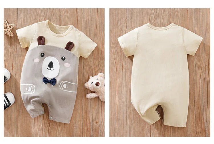 Cute Cartoon Little Bear 3d Printed Bodysuit - itzy bitsy
