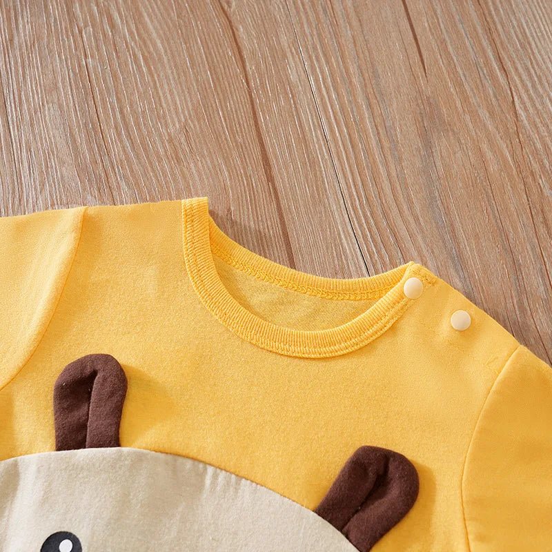Cute Cartoon Little Bear 3d Printed Bodysuit - itzy bitsy