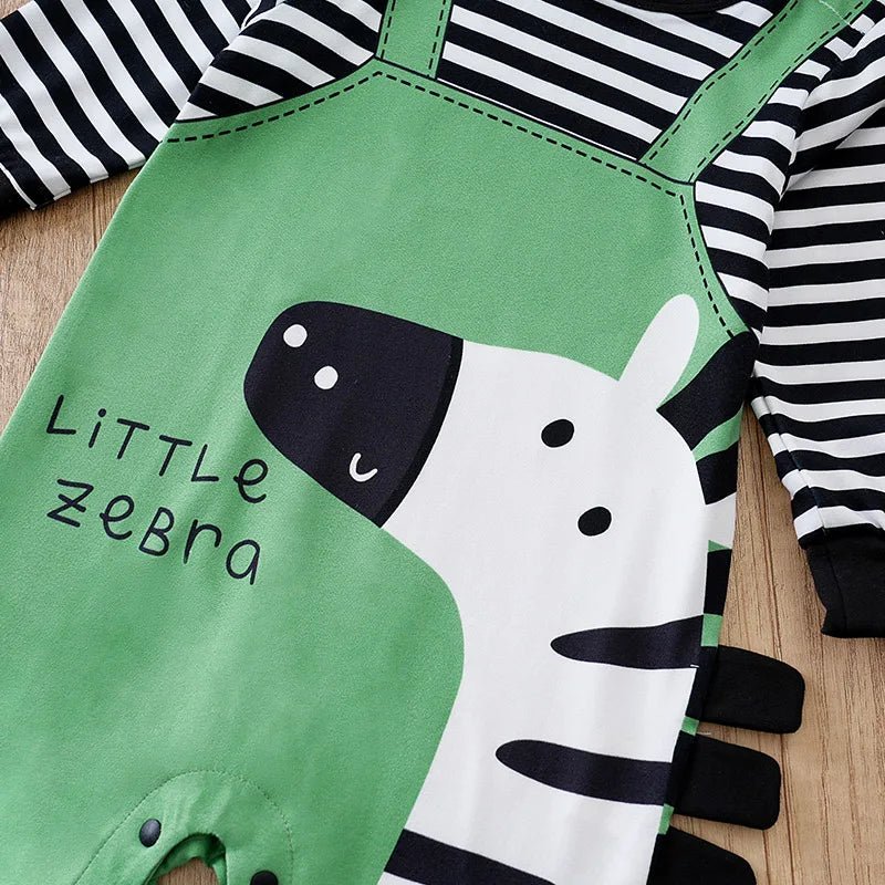 Cute Cartoon Zebra Jumpsuit - itzy bitsy