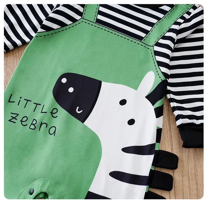 Cute Cartoon Zebra Jumpsuit - itzy bitsy