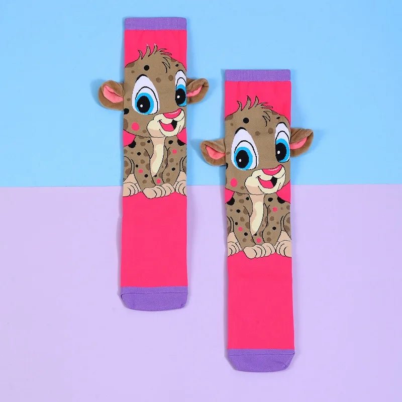 Cute Cartoons Knee Length Socks - itzy bitsy