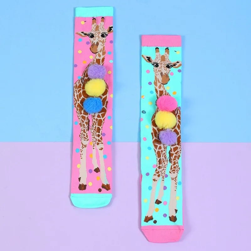 Cute Cartoons Knee Length Socks - itzy bitsy