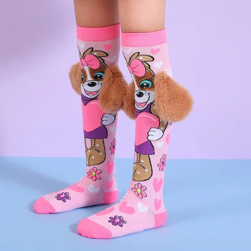 Cute Cartoons Knee Length Socks - itzy bitsy