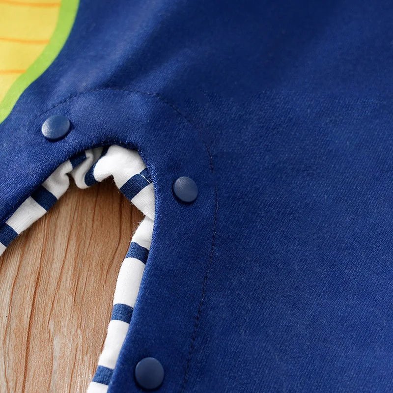 Cute Crocodile Comfortable Round Neck Jumpsuit - itzy bitsy