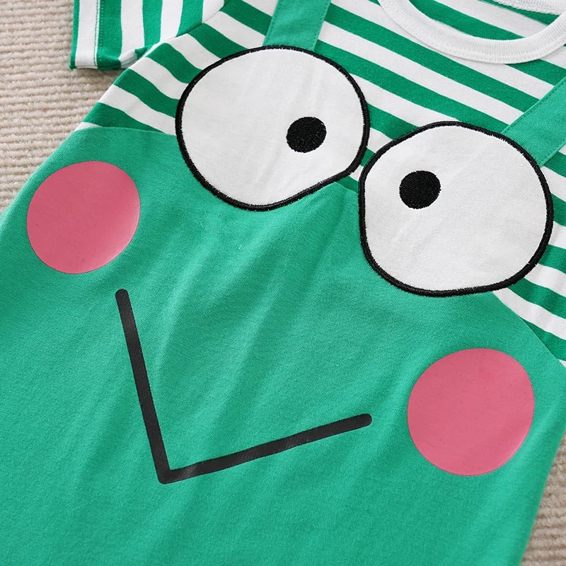 Cute Frog Print Jumpsuit - itzy bitsy