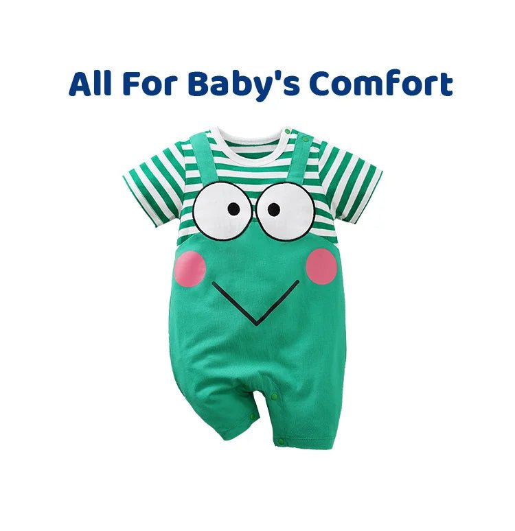 Cute Frog Print Jumpsuit - itzy bitsy