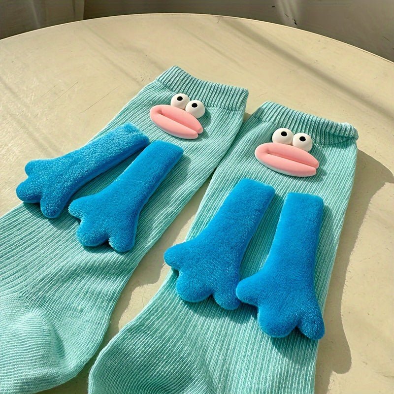 Cute & Funny Hand Mid Tube Socks - itzy bitsy