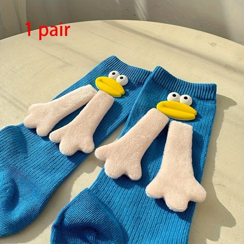 Cute & Funny Hand Mid Tube Socks - itzy bitsy