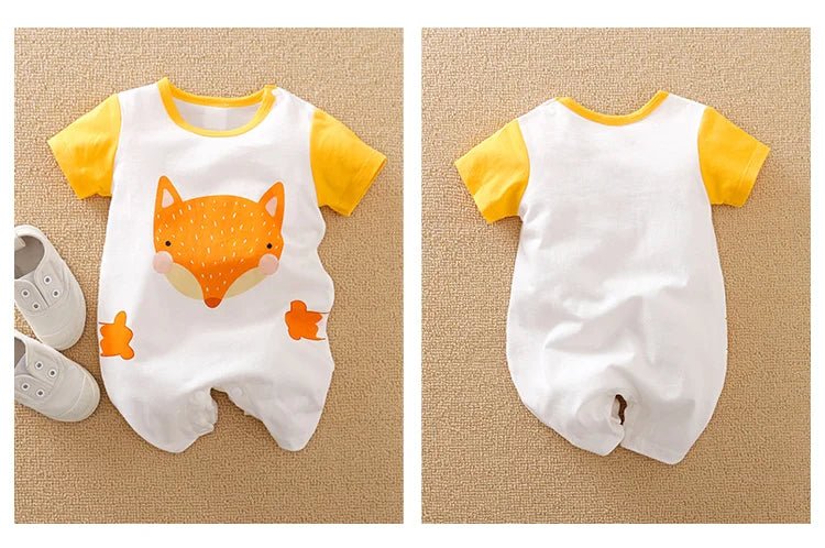 Cute Lion Fox Printed Jumpsuit - itzy bitsy