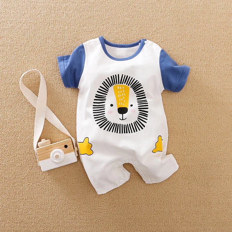 Cute Lion Fox Printed Jumpsuit - itzy bitsy