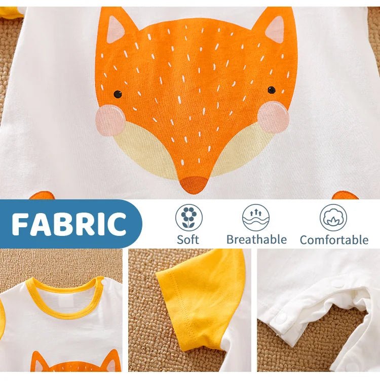 Cute Lion Fox Printed Jumpsuit - itzy bitsy