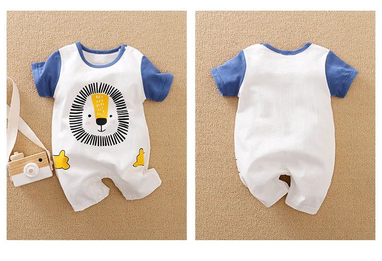 Cute Lion Fox Printed Jumpsuit - itzy bitsy