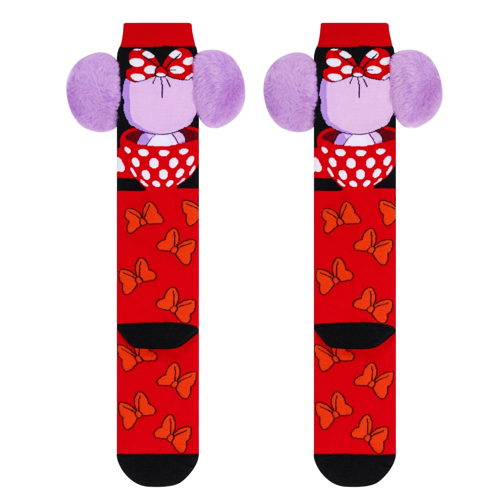 Cute Mouse Bow Socks - itzy bitsy