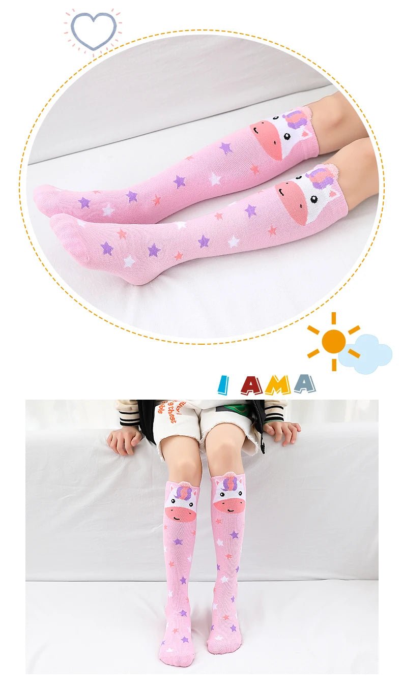 Cute Pastorale Design Knee High Socks - itzy bitsy
