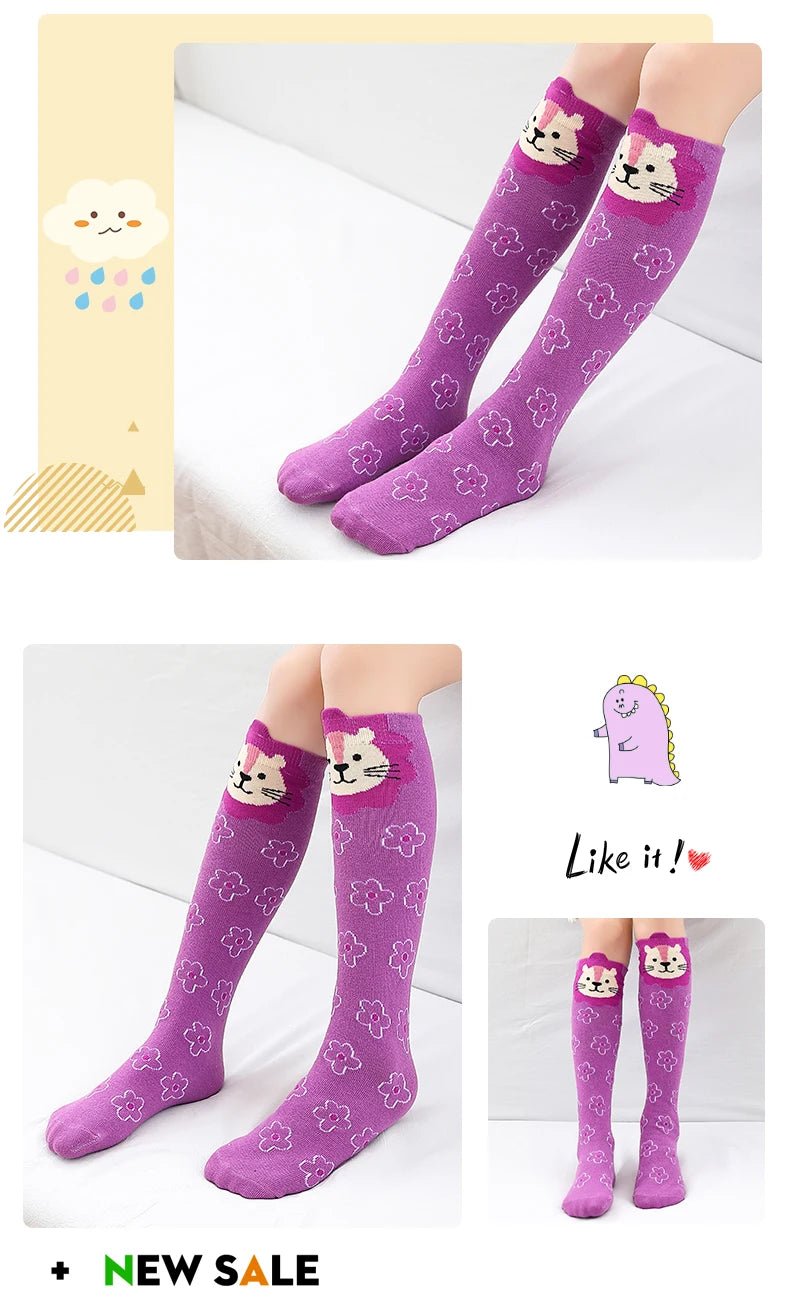 Cute Pastorale Design Knee High Socks - itzy bitsy