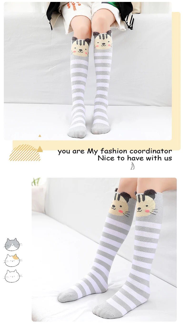 Cute Pastorale Design Knee High Socks - itzy bitsy